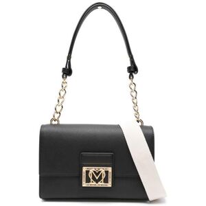 Moschino LOGO PLAQUE CHAIN Borsa piccola a spalla con tracolla