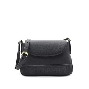 Moschino EMBROIDERED LOGO Borsa con flap a tracolla