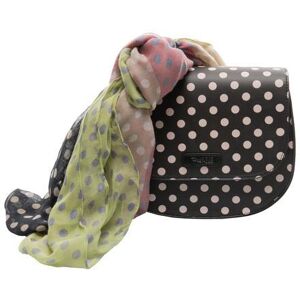 PASH BAG LADY Borsa saddle a pois con foulard