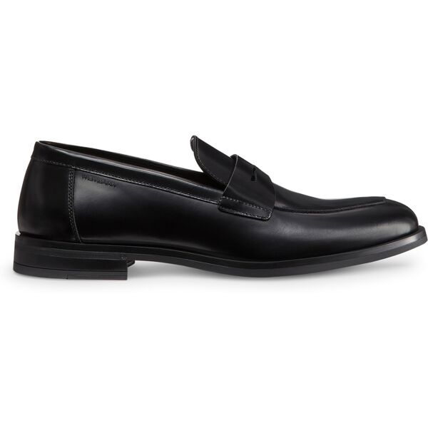 stuart weitzman sw club classic penny loafer - uomo mocassini black 43