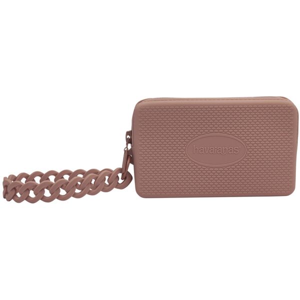 havaianas mini bag chain - pochette custodia rose