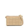 Bottega Veneta Borsa Media Cassette In Pelle Porridge 01