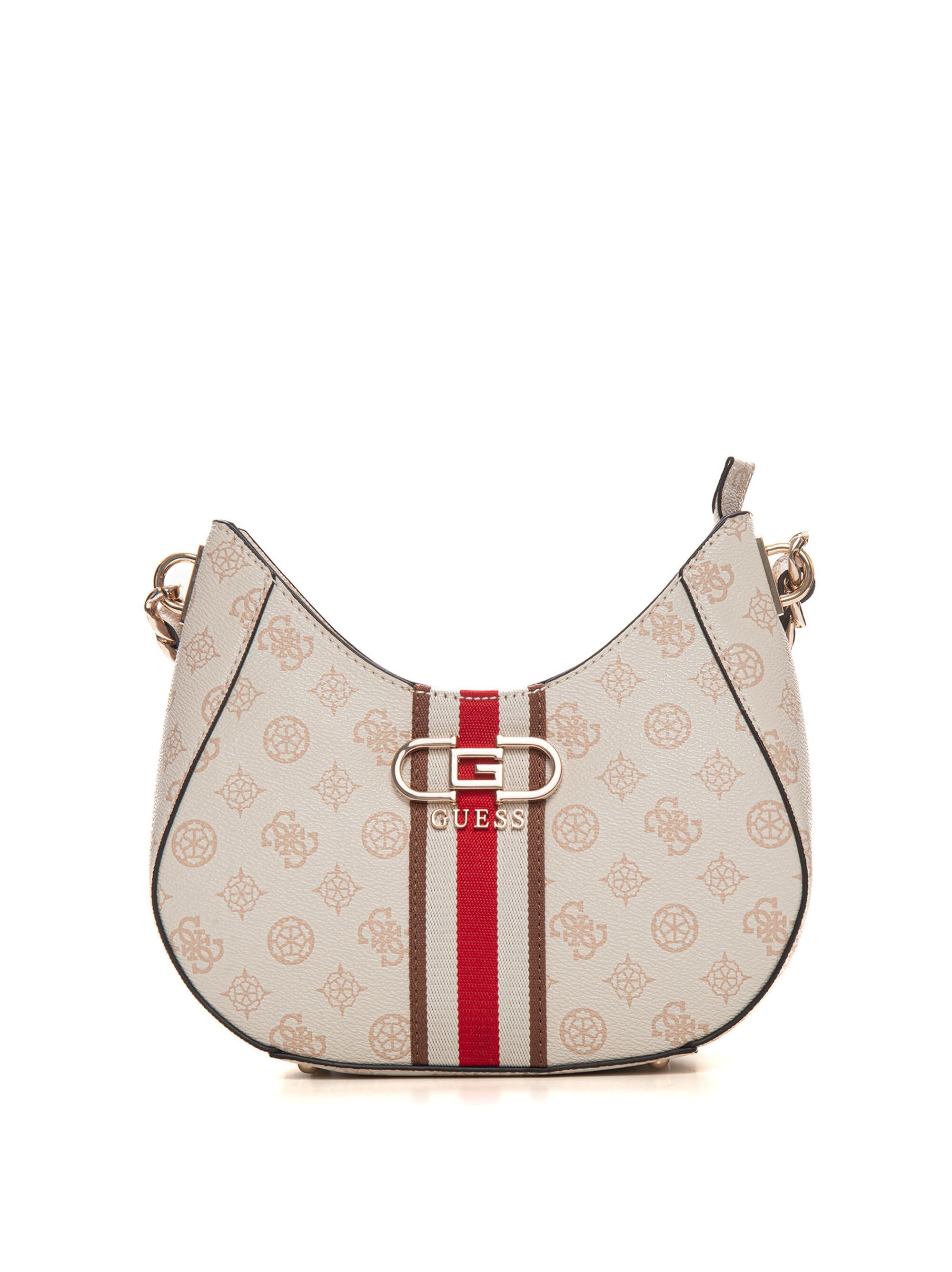 Guess Borsa a spalla nelka Crema Donna UNI