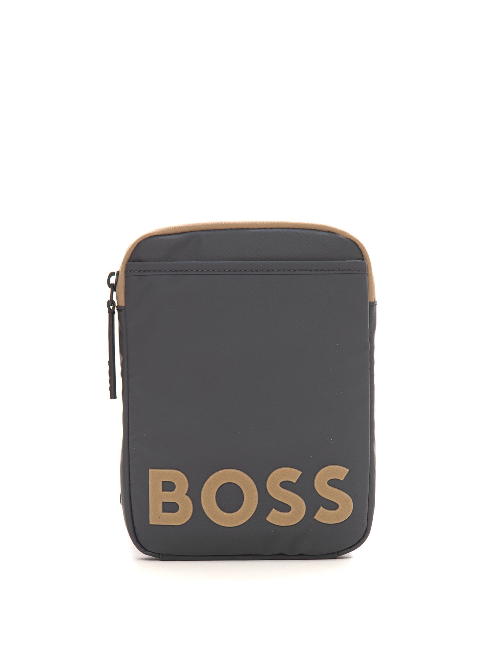 Boss Borsello in tessuto tecnico THUNDER-PHONE-HOLDER Grigio Uomo UNI