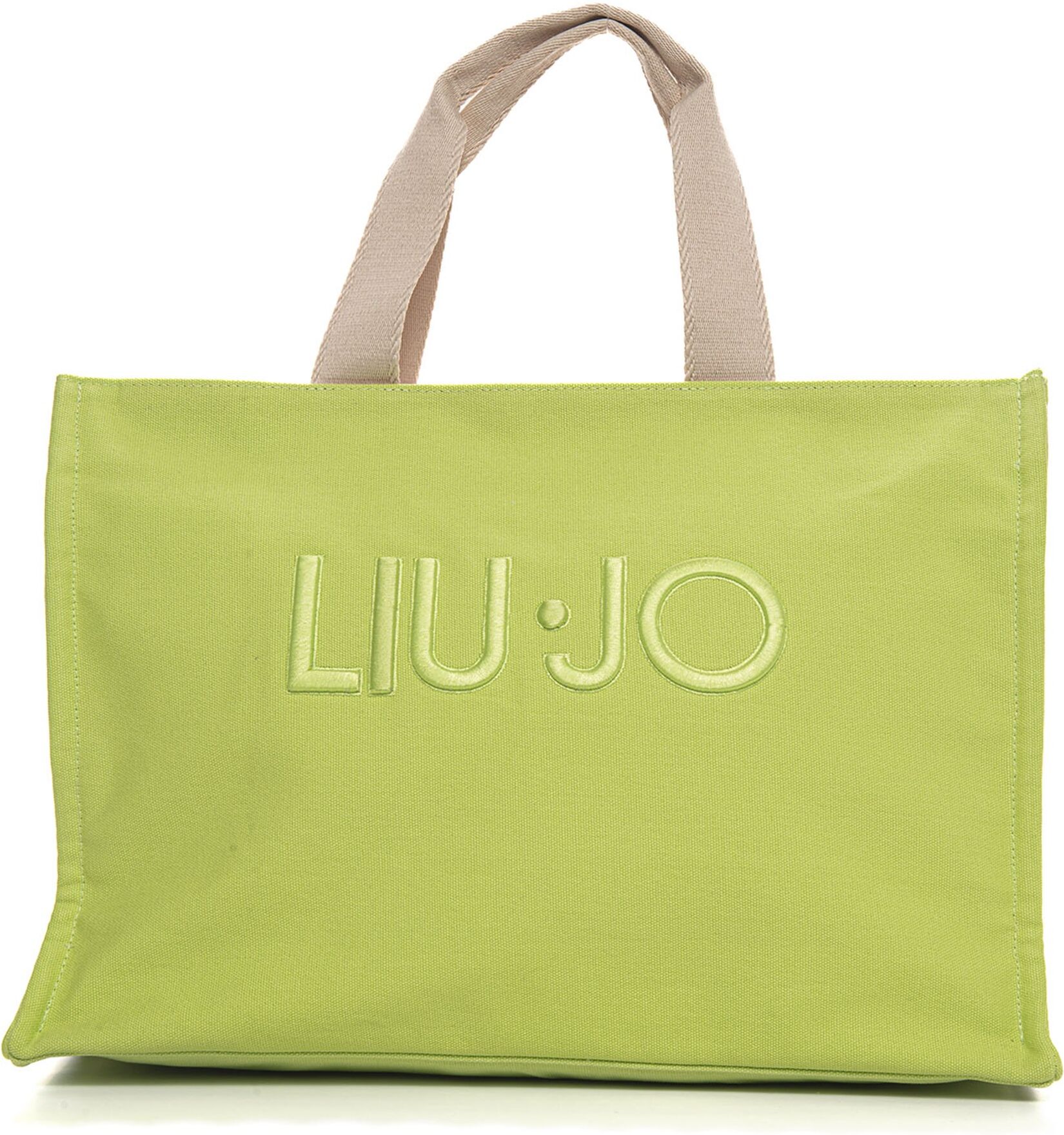 Liu Jo Borsa shopping L tote canvas Lime Donna UNI