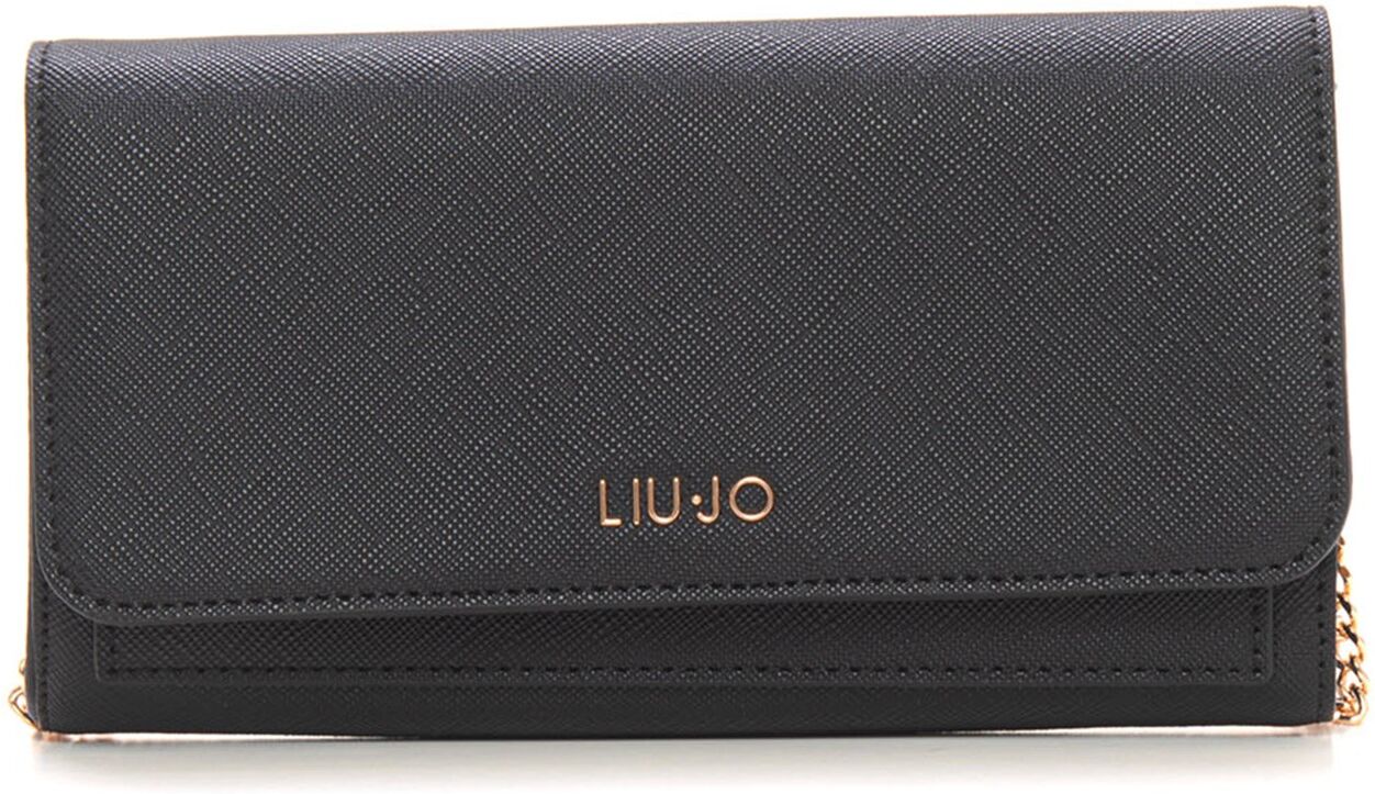 Liu Jo Pochette Bifold w/chain Nero Donna UNI