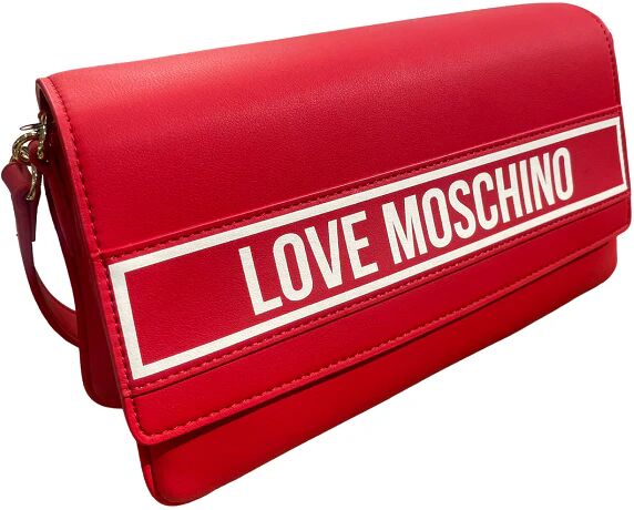 Love Moschino Borsa Donna Art Jc4211pp0hk ROSSO+PRINTLOGOBIANCO