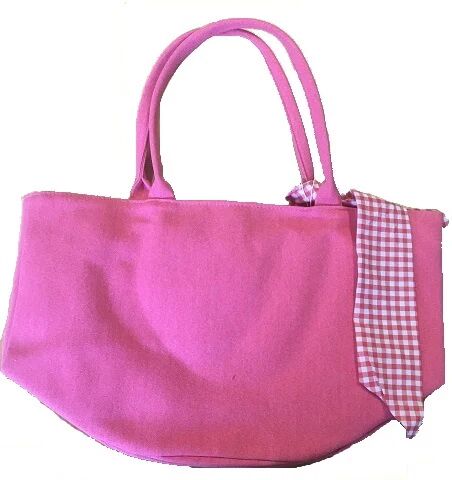 NOIDINOTTE Borsa Da Mare Art Tr0602 Coral Vichy Colore Foto Misura Unica