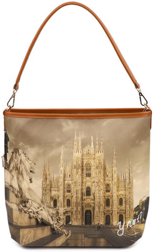 Y Not? Borsa Donna Y NOT a Spalla con Tracolla YES-349 Milano Lion