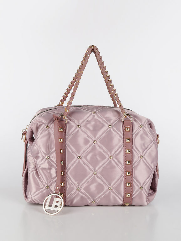 Laura Biagiotti Borsa bauletto con borchie Borse a Mano donna Rosa taglia Unica