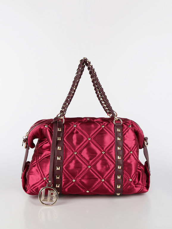 Laura Biagiotti Borsa bauletto con borchie Borse a Mano donna Rosso taglia Unica