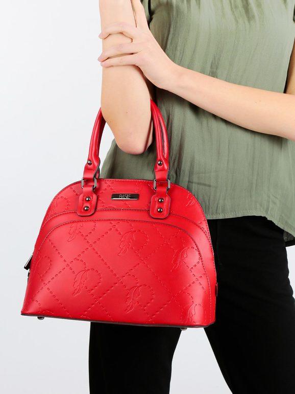 Basile Borsa frame in ecopelle Borse a Mano donna Rosso taglia Unica