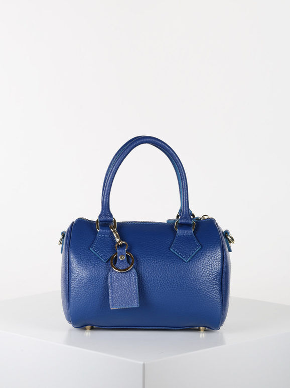 Solada Borsa in pelle bauletto piccolo Borse a Mano donna Blu taglia Unica