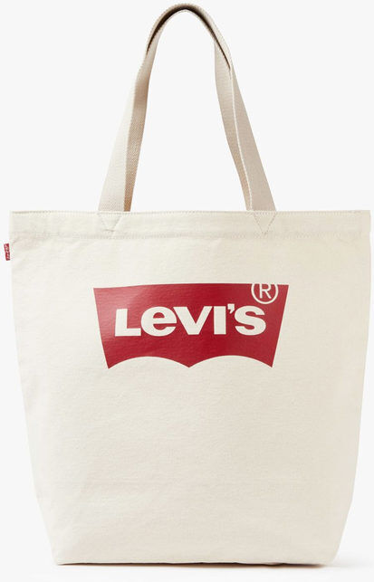 Levis Borsa tote con logo Batwing Borse a Spalla donna Beige taglia Unica