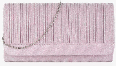 Solada Pochette elegante glitterata Pochette donna Rosa taglia Unica