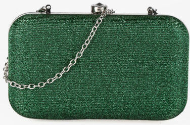 Solada Pochette rigida elegante Pochette donna Verde taglia Unica