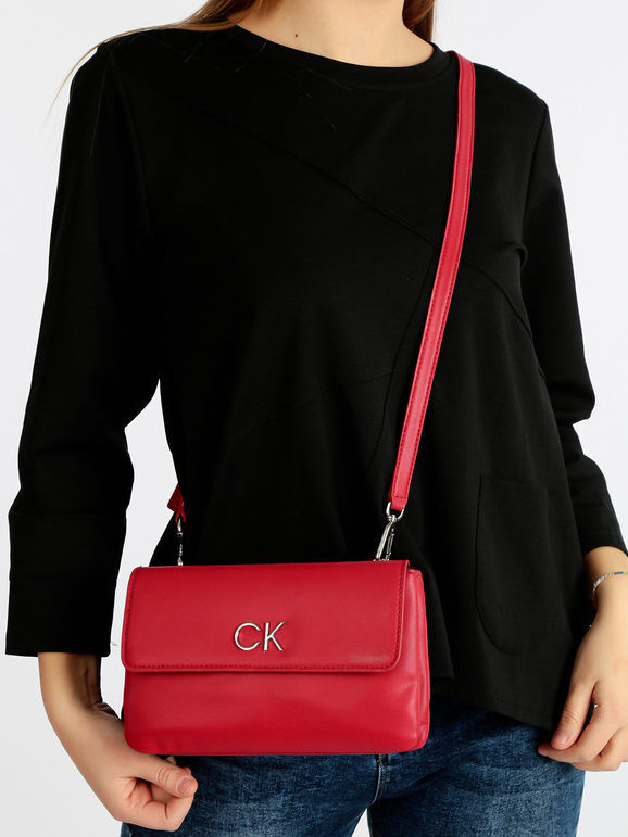 Calvin Klein RE LOCK XBODY Borsa a tracolla Borse a Tracolla donna Rosso taglia Unica