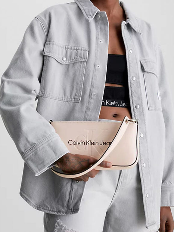 Calvin Klein SCULPTED SHOULDER POUCH 23 Borsetta donna a spalla Borse a Spalla donna Rosa taglia Unica