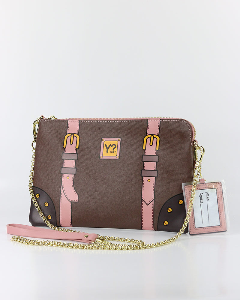 Ynot? Borsa Donna Woman Bag Pochette Marrone Tracolla DR14-BROWN