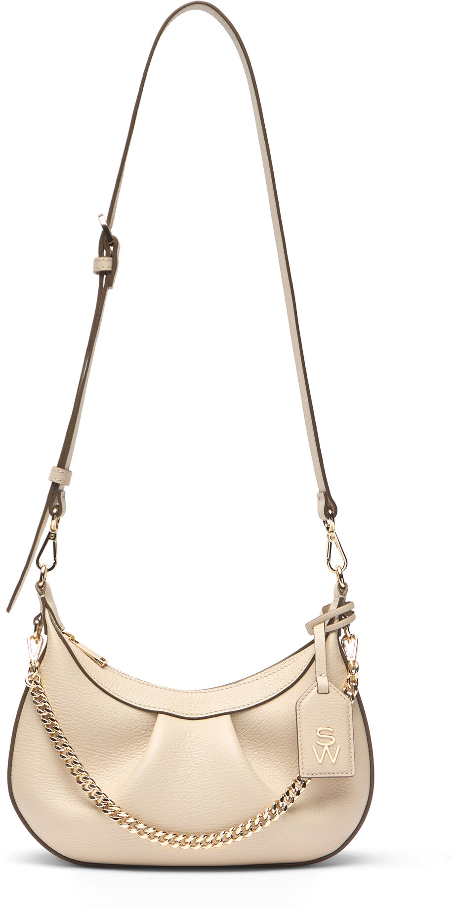 Stuart Weitzman Stellar Crescent Bag - Donna  Oat One Size