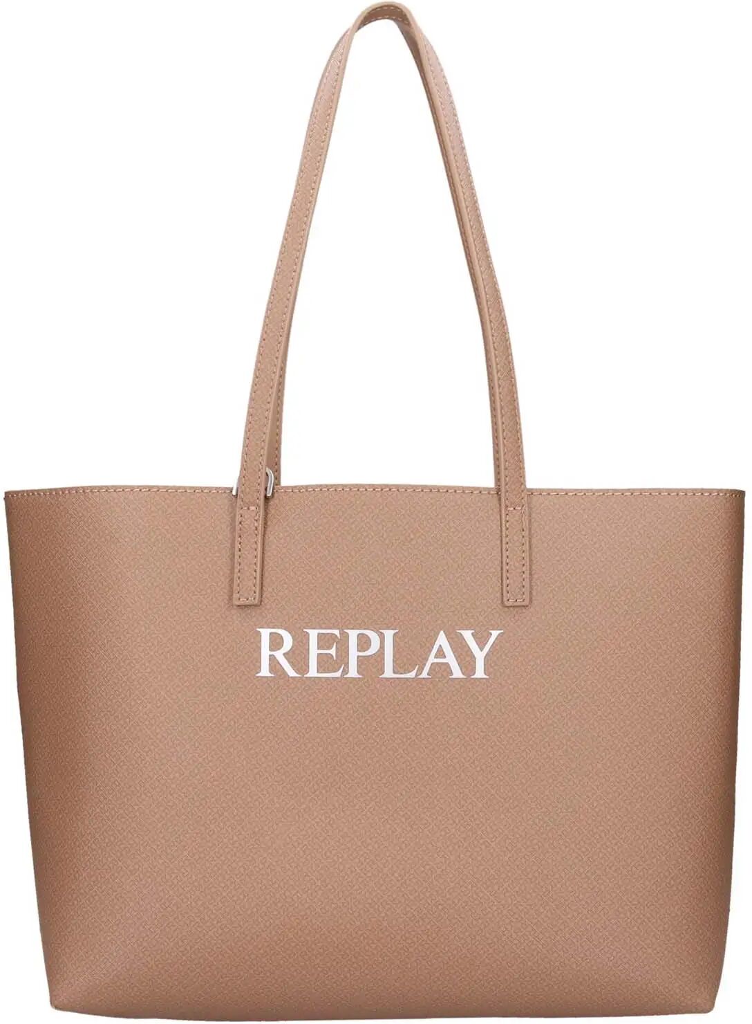 Replay Borsa A Spalla Donna Colore Beige/nero BEIGE/NERO 1