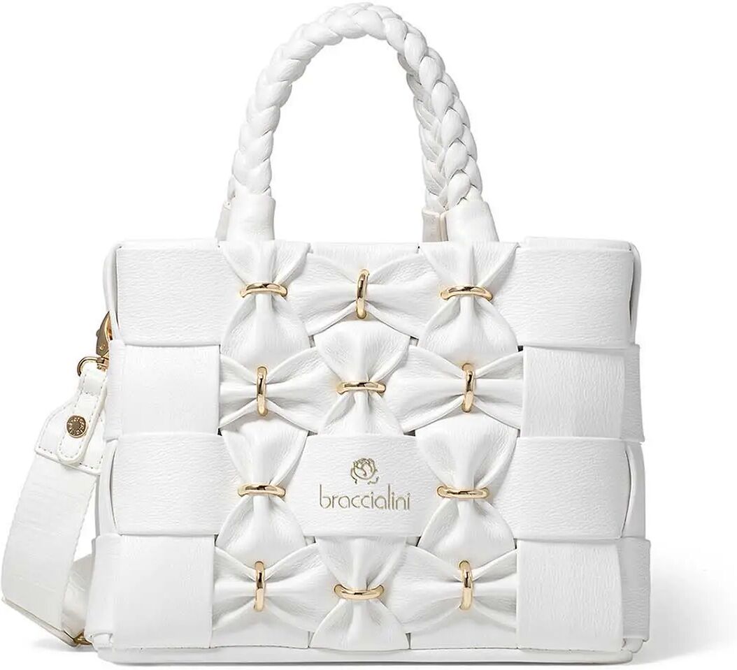 Braccialini Borsa A Mano Donna Colore Bianco BIANCO 1