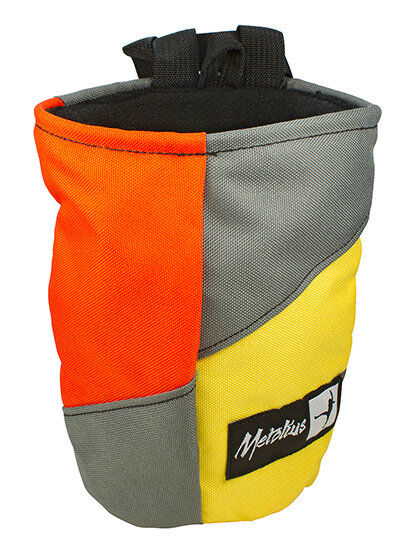 Metolius Yosemite Jester - chalk bag Orange/Grey/Yellow