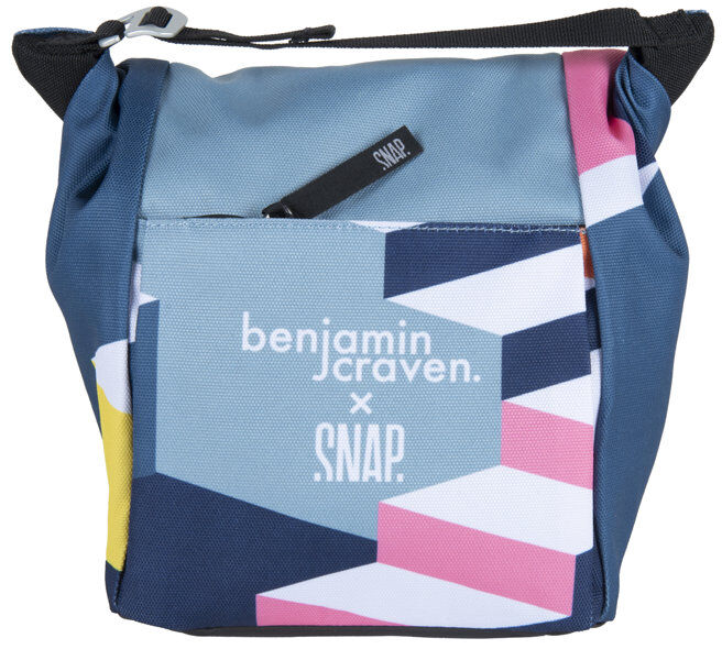 Snap Big Chalk Bag Craven - portamagnesite Blue/Pink