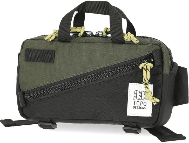 Topo Designs Mini Quick Pack - marsupio Black/Green