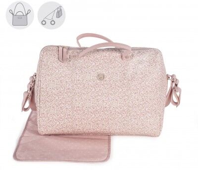 Pasito a Pasito Borsa Fasciatoio Flower Mellow Rosa