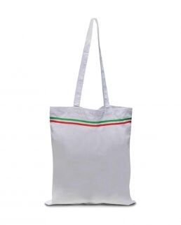 Gedshop 1000 Shopper in cotone Italia manici lunghi neutro o personalizzato