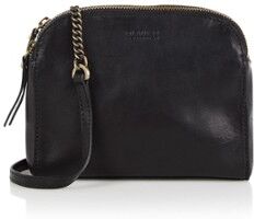 O My Bag Emily crossbodytas van leer - Zwart