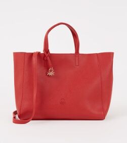 Benetton Shopper met logo - Rood