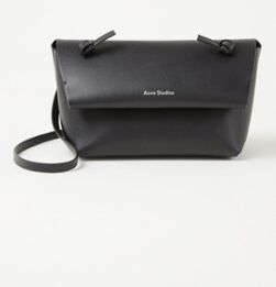 Acne Studios Mini crossbodytas van leer - Zwart