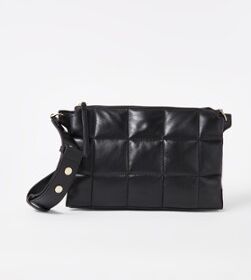 ALLSAINTS Sheringham schoudertas van quilted schapenleer - Zwart