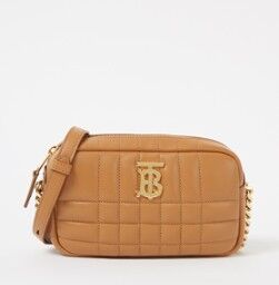 BURBERRY Lola Mini crossbodytas van quilted lamsleer - Bruin