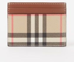 BURBERRY Sandon pasjeshouder van kalfsleer - Bruin