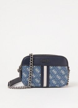 GUESS Noelle cameratas met logo - Blauw