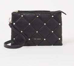 Ted Baker Parrker crossbodytas van quilted leer - Zwart