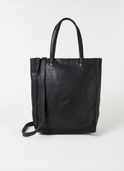 Legend Carpi shopper van leer - Zwart