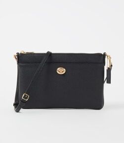 Coach Polly crossbodytas van leer - Zwart