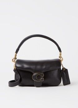 Coach Pillow Tabby crossbodytas van leer - Zwart