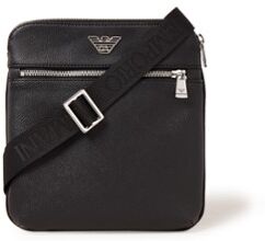 Emporio Armani Small Messenger crossbodytas met logoband - Zwart