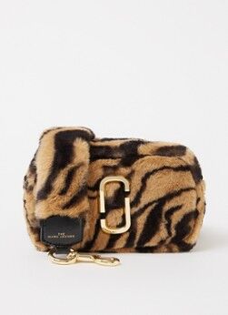 The Marc Jacobs The Snapshot crossbodytas van imitatiebont - Bruin