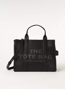 The Marc Jacobs The Leather Small Tote Bag handtas van leer - Zwart