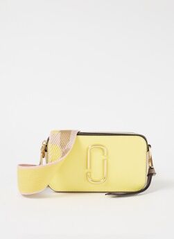 The Marc Jacobs The Snapshot crossbodytas van leer - Geel