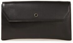 L.K.Bennett Dora clutch van leer - Zwart