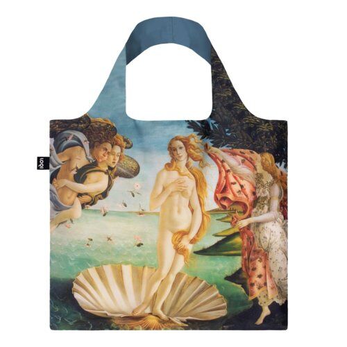 Loqi opvouwbare tas museum collectie - birth of venus recycled