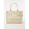 Marc Jacobs The Large Tote shopper van canvas met logoprint - Beige