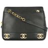 CHANEL Pre-Owned in elkaar grijpende CCs schoudertas - Zwart